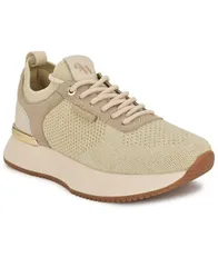 ナインウェスト レディース シューズ スニーカー Nine West Womens Freska Casual Round Toe Sneakers Light Naturalのサムネイル