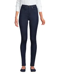 ランズエンド レディース ボトムス カジュアルパンツ プチ デニム ジーンズ Lands End Petite High Rise Stretch Denim Skinny Jeans Riverinse デニム
