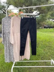 ISTJ VENDING MACHINE Ver. コットン スキニー ブラック 星 シースルー ゴム ズボン パンツ