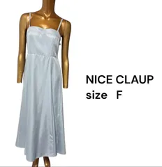 No.306 (♡)NICE CLAUP  キャミワンピース  水色