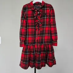 ポロ 6X 6歳 長袖 ロールアップ ONE PIECE ドレス C-ONE PIECE-086