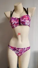 エメフィール フラワー プリント チューブトップ ビキニ Mサイズ
