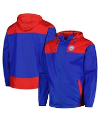 コロンビア メンズ アウター パーカー・スウェット パーカー Columbia Mens Royal Philadelphia 76ers Flash Forward Challenger FullZip Hoodie Royal