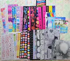 ダイアリーデコ ステッカー まとめ売り ミックス セット まとめ (Kitsch ミームステッカー)