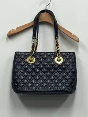 メトロシティ キルティング ブラック ショルダーバッグ