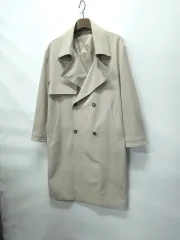 ZIOSONGZIO ベージュ ダブル ボタン トレンチコート (95 100)