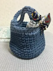 編みニット 手提げバッグ トートバッグ