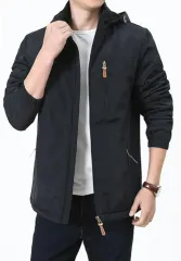 メンズ フード ウィンドブレーカー アウター