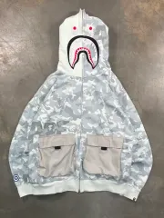 A BATHING APE シャーク カモ フール ジップアップ