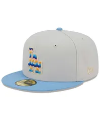 ニューエラ メンズ アクセサリー 帽子 New Era Mens Natural Los Angeles Dodgers Beach Front 59FIFTY Fitted Hat Natural