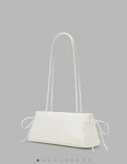 リボンバッグ ショルダーバッグ 白