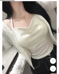 겉기모ノースリーブカーディガン一体型ドレープホルターネックセット ably