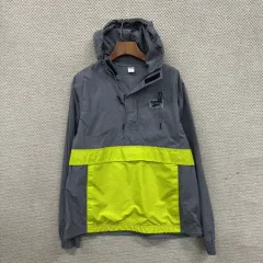 リーボック オーバーサイズ ロゴパッチ Anorak（アノラック） ハーフジップ ウィンドブレーカー S A06612