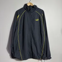 PUMA プーマ ネイビー イエロー LINE ウィンドブレーカー ジャケット