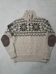 ラルフローレン ノルディック パータン スノウレイ パータン ニット