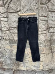 90s Wrangler(ラングラー) ヴィンテージ 936wbk カウボーイ CUT ブラック デニム パンツ ブラックジーン