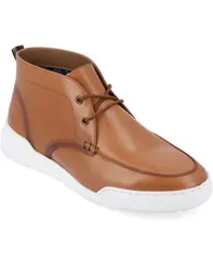 トーマスアンドバイン メンズ シューズ ブーツ・レインブーツ Thomas Vine Mens Banks Moc Toe Chukka Boots Cognac