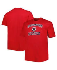プロファイル メンズ トップス Tシャツ トール シャツ Profile Mens Red Washington Wizards Big and Tall Heart and Soul Tshirt Red レッド
