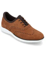 トーマスアンドバイン メンズ シューズ スニーカー ウィングチップ Thomas Vine Mens Bronson Tru Comfort Foam Wingtip Hybridresshoes Cognac