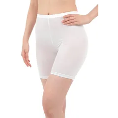 [Liapom] 涼感 UV加工 レギンス 接触冷感 吸水速乾 サラサラ快適 夏用 スパッツ レディース 【白3分丈 M-L】