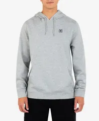 ハーレー メンズ アウター パーカー・スウェット スウェット シャツ Hurley Mens Icon Boxed Pullover Hooded Sweatshirt Dark Heather Grのサムネイル