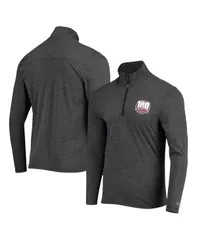 チャンピオン メンズ アウター ジャケット・ブルゾン ジャケット Champion Mens Heathered Black Texas AM Aggies 12th Man Centennial Field Day QuarterZip Jacket Hea
