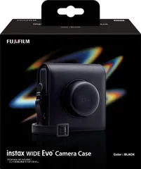 【人気商品】富士フイルム(FUJIFILM) インスタントカメラケース instax wide Evo カメラケース INS WIDE EVO CAMERA CASE BLACK ブラック