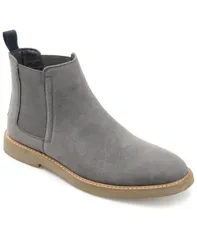 バンス メンズ シューズ ブーツ・レインブーツ チェルシーブーツ チェルシー ブーツ Vance Co Mens Marshon Chelsea Boots Gray グレー