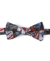 マーベル メンズ アクセサリー ネクタイ キャップ Marvel Mens Captain America Comic Bow Tie Multi マルチカラー