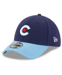 ニューエラ メンズ アクセサリー 帽子 New Era Mens Navy Light Blue Chicago Cubs 2021 City Connect 39THIRTY Flex Hat Navy Light Blue ネイビー