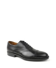 ブルーノマグリ メンズ シューズ オックスフォード キャップ Bruno Magli Mens Butler Cap Toe Oxford Dress Shoes Black Leather ブラックのサムネイル