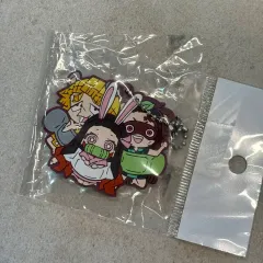 鬼滅の刃ラバーストラップ ラバーキーホルダー 竈門 炭治郎 禰豆子 我妻 善逸