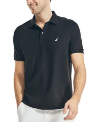 ナウティカ メンズ トップス ポロシャツ Nautica Mens ClassicFit Deck Polo Shirt True Black ブラック