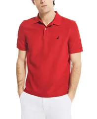 ナウティカ メンズ トップス ポロシャツ Nautica Mens ClassicFit Deck Polo Shirt Nautica Red レッド