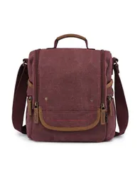 ＴＳＤブランド レディース バッグ TSD BRAND Atona Traveler Canvas Crossbody Bag Burgundy バーガンディ