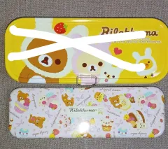 サンエックス リラックマ コリラックマ キイロイトリ レトロ文具 鉄製 筆箱 出品