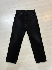 ムシンサスタンダード musinsa standard ムシンサスタンダード レギュラー フィット デニム パンツ ウォッシュド ブラック 30