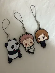 呪術廻戦 ガチャ ラバー チャーム キーホルダー 3種 まとめ