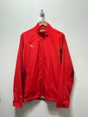 PUMA プーマ レッド ウィンドブレーカー ジャケット 100