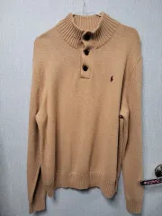 POLO RALPH LAUREN ポロラルフローレン ボタンネックニット