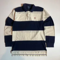 POLO RALPH LAUREN ストライプ 長袖 カラーTシャツ