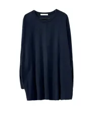 F AMERICAN HOLIC オーバーサイズ コットン ラウンドネック ニット