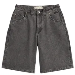 ダイム レディース ボトムス ハーフパンツ・ショーツ ショートパンツ デニム Dime Classic Denim Shorts Faded Black ブラック