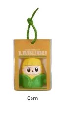 POP MART (ポップマート) 正規品 ラブブ (Labubu) コンビニ フィンチ キーホルダー 옥수수