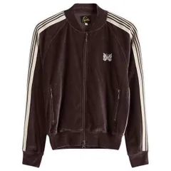 ニードルズ レディース アウター ジャケット・ブルゾン Needles Rib Collar Track Jacket Charcoal チャコールのサムネイル