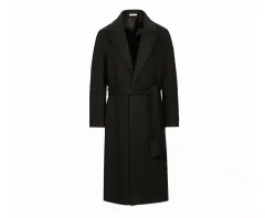 100 SIEG ハンドメイド ウール カシミア ガウンコート