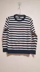 バナナリパブリック ストライプ 長袖 Tシャツ M