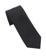 ダナ キャラン ニューヨーク メンズ アクセサリー ネクタイ サテン DKNY Menshine Satin Slim Design Tie Black ブラックのサムネイル