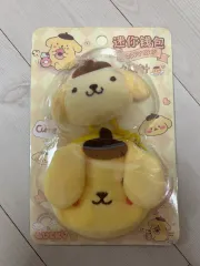 新品 サンリオ ポムポムプリン ミニポーチ キーホルダー ぬいぐるみ バッジ セット