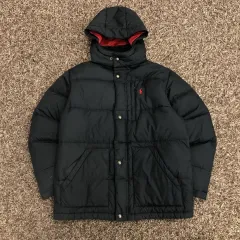 L ポロラルフローレン ガールズ ダウン